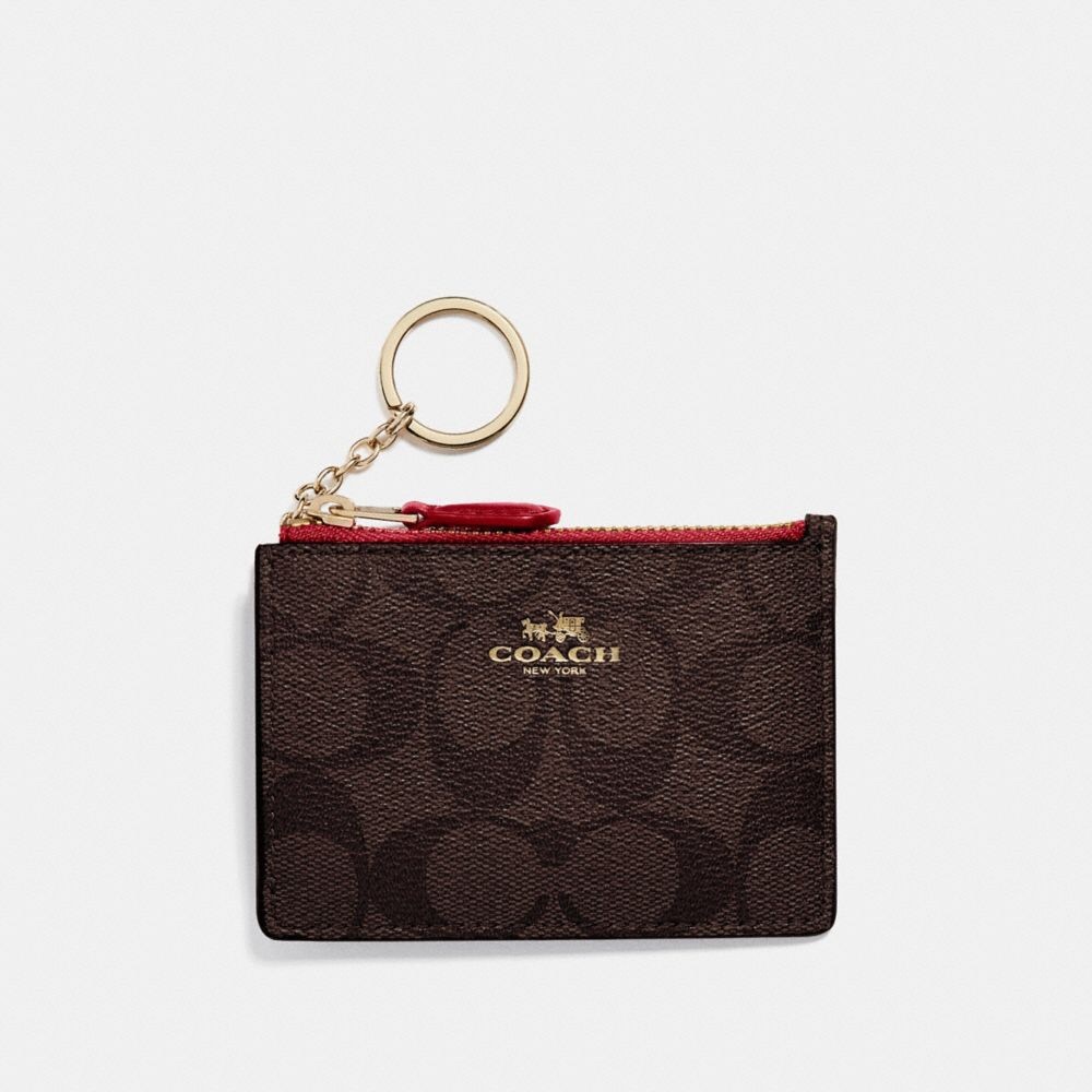 COach MINI SKINNY ID CASE